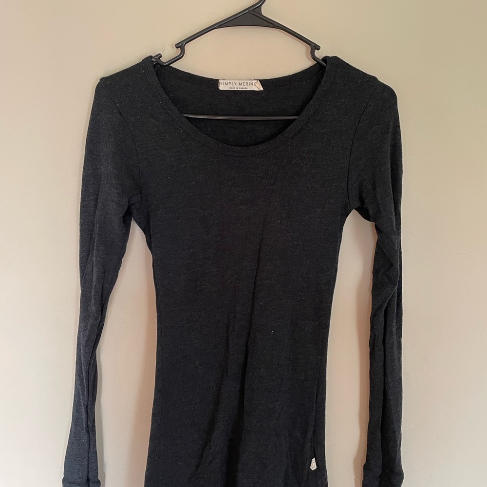 Simply Merino Scoop Neck Long Sleeve